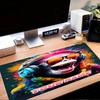 1PC Custom Name Monkey Music Party Mouse pad, keyboard and mouse desk pad, for computer notebook  Birthday Gift For Any Room Or Office