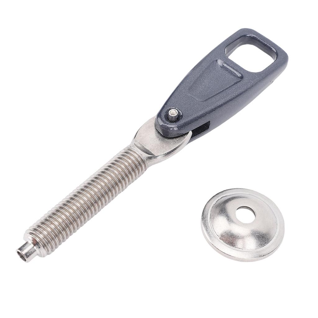 Transom Clamp Screw Handle Assembly 663 43118 01 4D Aluminum Alloy Stainless Steel Replacement for 40 Horsepower E40G