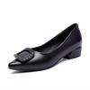 Soft leather single shoes women's 2025 autumn new mother shoes middle-aged women's versatile flat shoes soft sole not tired feet women's shoes