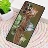 Blue Frog Tropical Rain Forest Phone Case for Samsung Galaxy note 10 pro S26 Ultra S23 S24 FE S25 S21 S22 PLUS shockproof Cove
