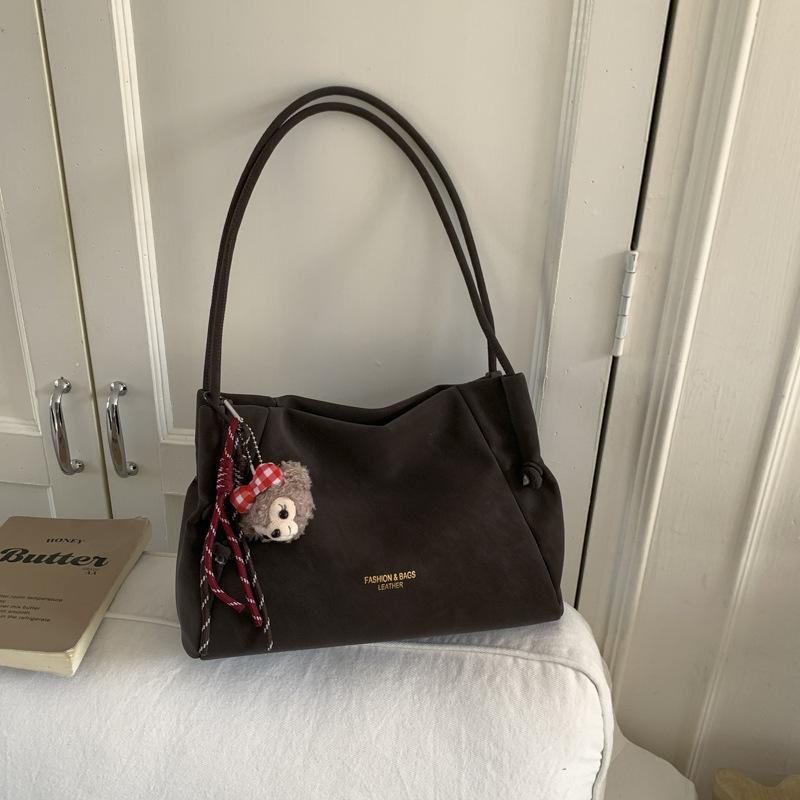 Fashion commuter large-capacity bag women's winter new college student class bag casual shoulder bag tote bag