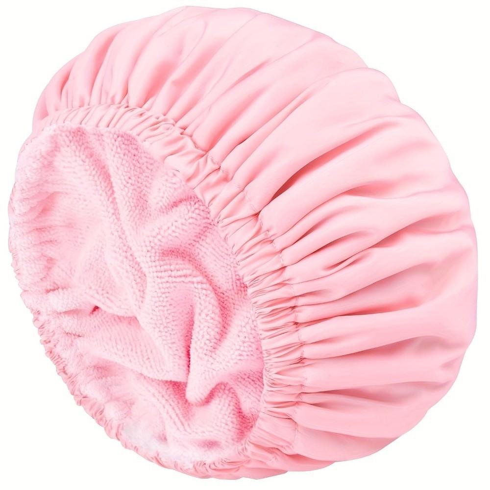 Water Resistant Shower Cap Soft Hair Drying Cap Durable Bathing Cap Home Use