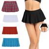 Women's Sexy Schoolgirl Mini Skirt Lingerie School Uniforms Pleated Skirt Cosplay Costumes Club Wear