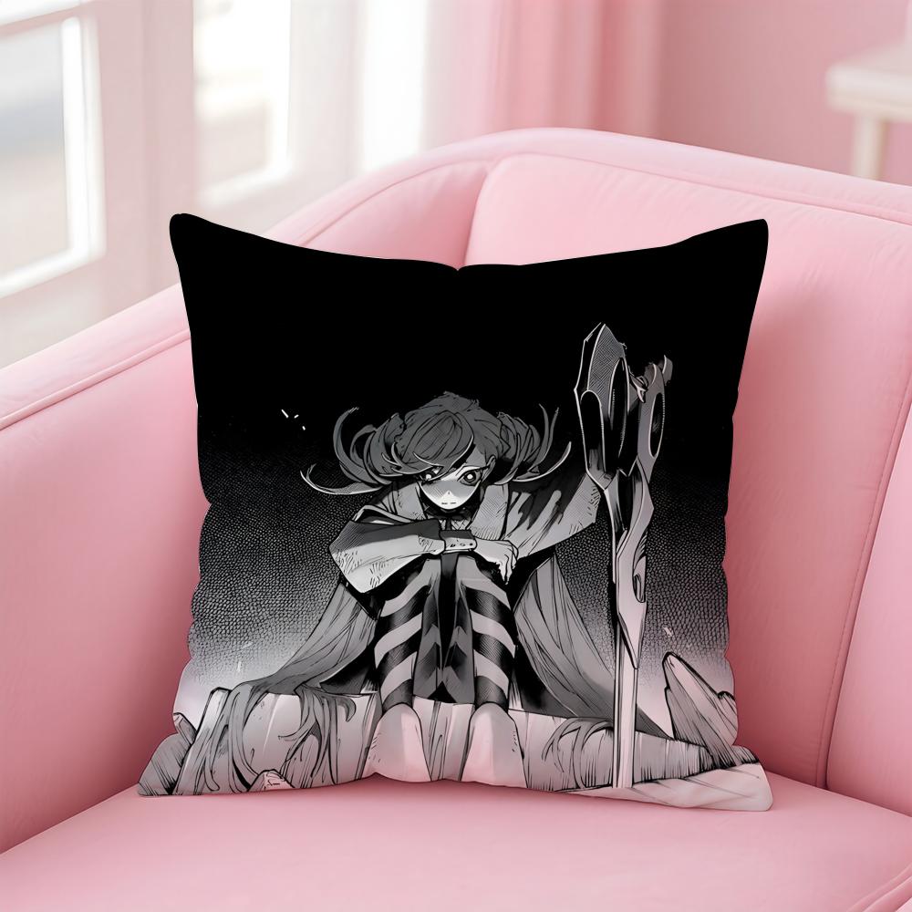 manga gritty GGachiakuta Cushion Cover Pillowcase Short Plush Invisible zipper Room Sofa Cushion Cover