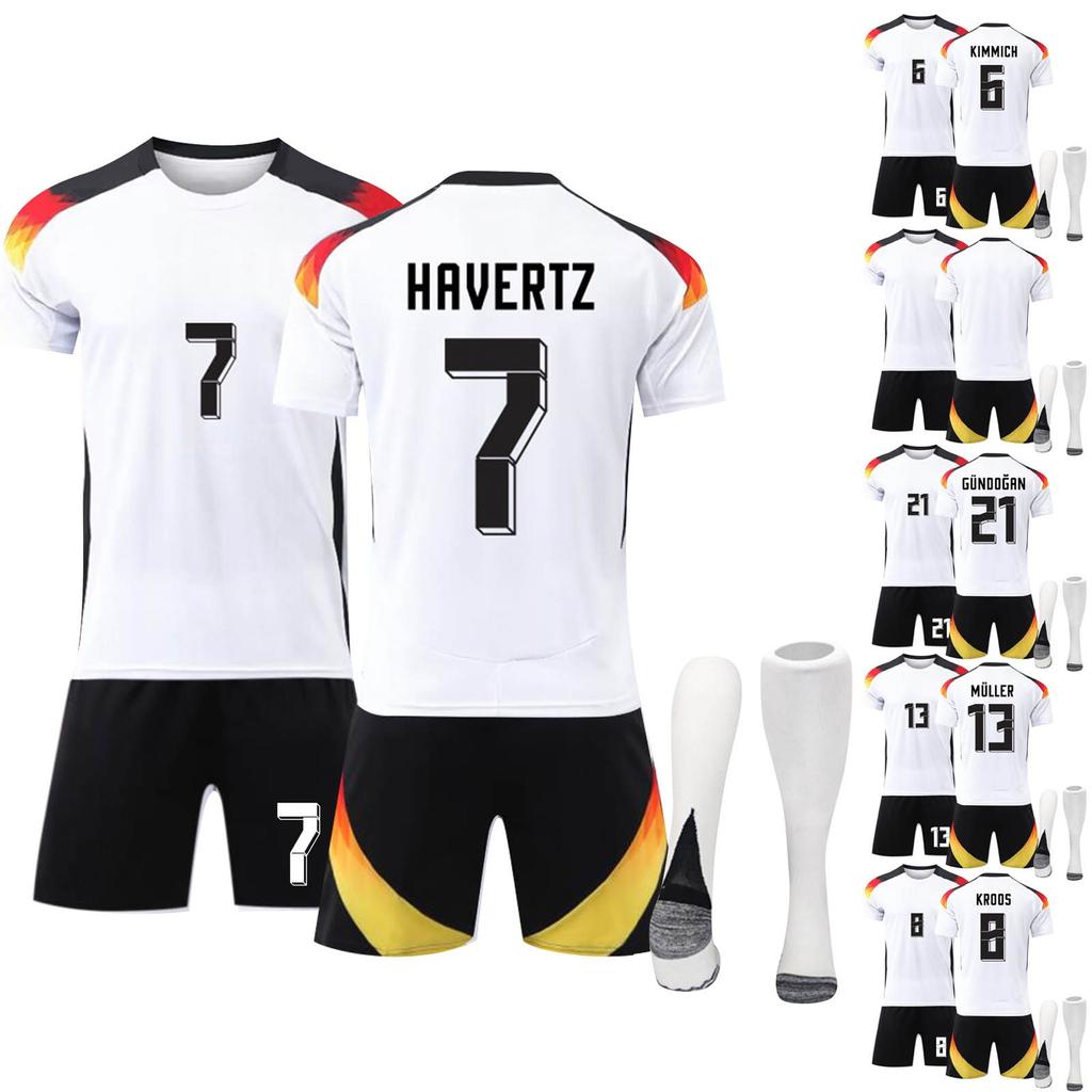 2425England Away Jerseys Sports Team Uniform Set Football Training Suit Set
