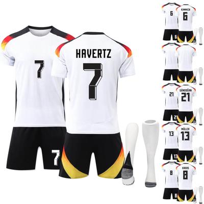 2425England Away Jerseys Sports Team Uniform Set Football Training Suit Set