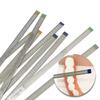 5 Pcs or 10 Pcs Dental 4mm Metal Polishing Stick with Hole Polish Strip with Double Sides of Diamond Sanding Surface  Teeth Whitening Materials