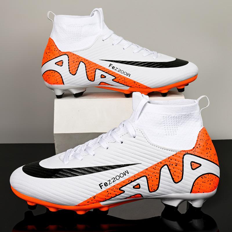 New Sports Youth Student Shoes Lawn Long Broken Sports Adult Football Shoes Men's and Women's Training Football Spikes