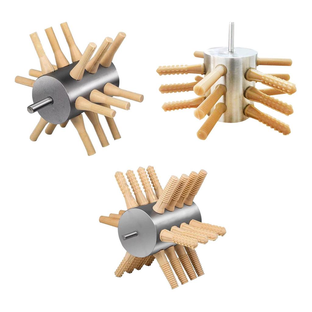 Chicken Feather Plucker Machine Semi Automatic Poultry Plucker Stable Labor Saving for Poultry Chicken Guinea Fowl Turkey Pigeon