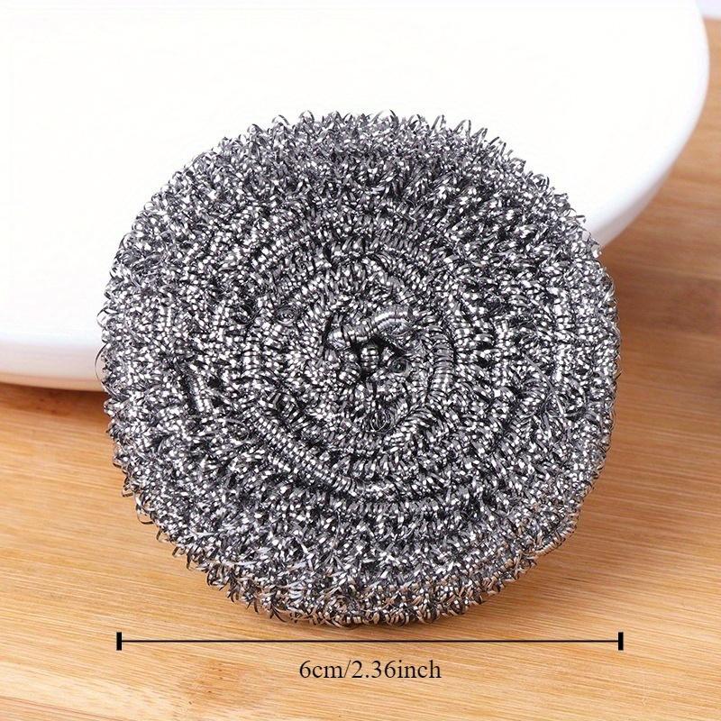 20pcs/bag Stainless Steel Cleaning Ball Kitchen Cleaning Brush Pot Brushing Dish Steel Ball