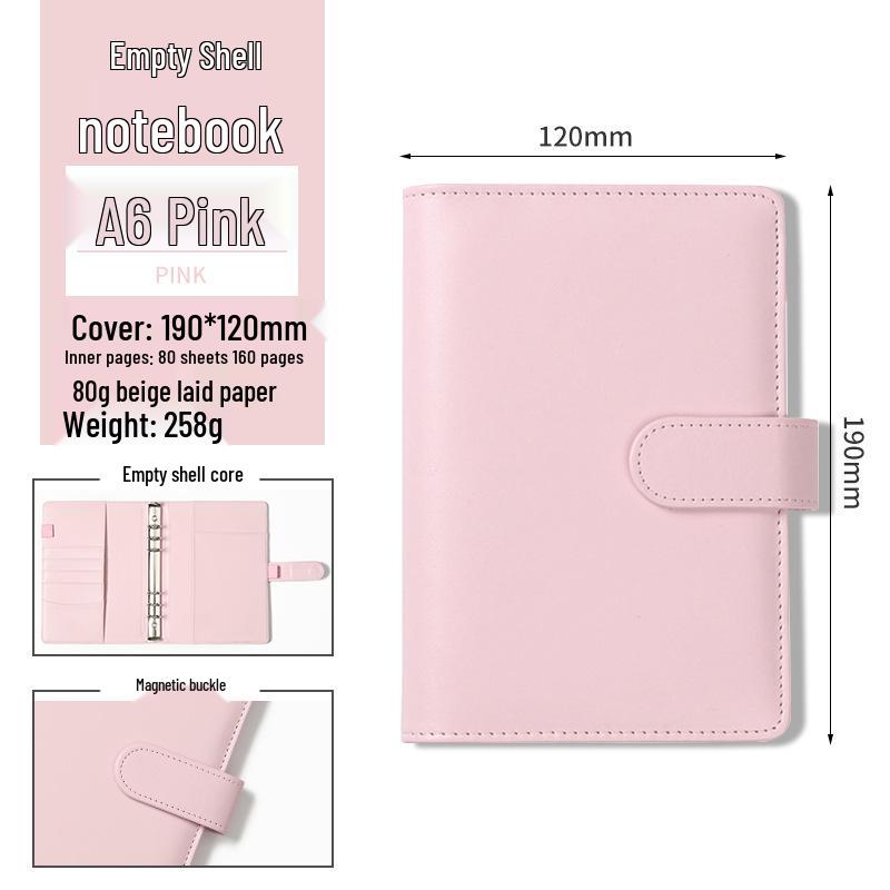 Korean-Style A6 Cute Loose-Leaf Notebook & Multifuntional Diary