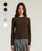 Beoteunseoul [Womens] Soft Touch Basic Long Sleeve T-Shirt (5 Colors)