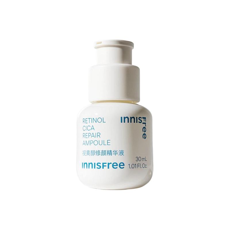 Новая восстанавливающая эссенция Innisfree, против акне, успокаивающая, укрепляющая, увлажняющая, восстанавливающая, отшелушивающая, и Корректирующая сыворотка с ретинолом Innisfree - 30 мл жёлтый