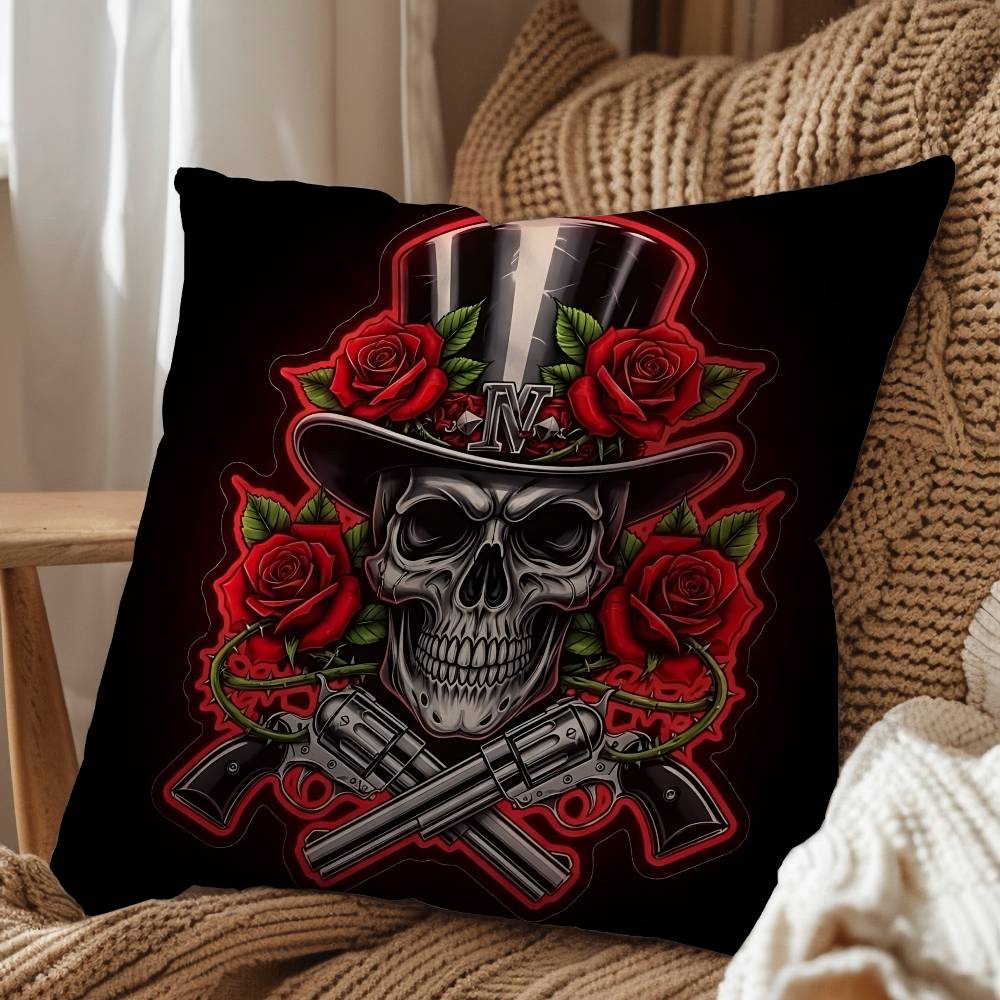 band Guns N Roses Appetite GNR pillow cover living room sofa cushion cover bedroom room bed pillow cover home decoration