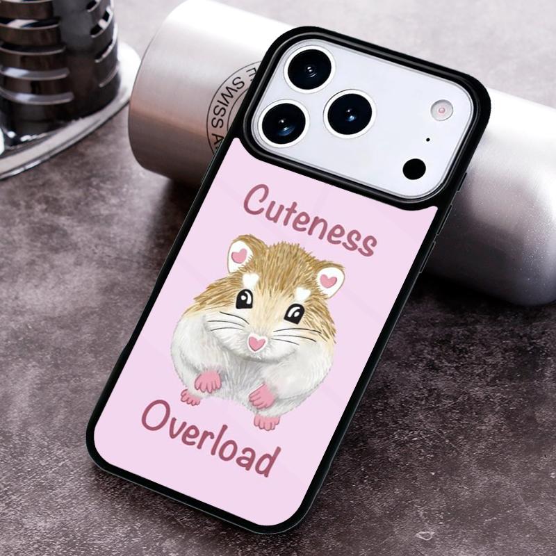 Hamster Art Phone Case for iPhone 17 16 15 Pro Max Air 14 13 12 11 Plus Shockproof Cover