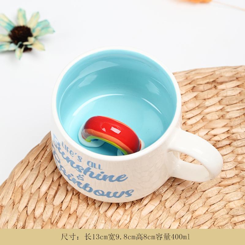 Creative Cute 3D Animals Shape Ceramic Mug Milk Coffee Cup with Handle for Gift Home Kitchen Drinkware Multishape Mugs