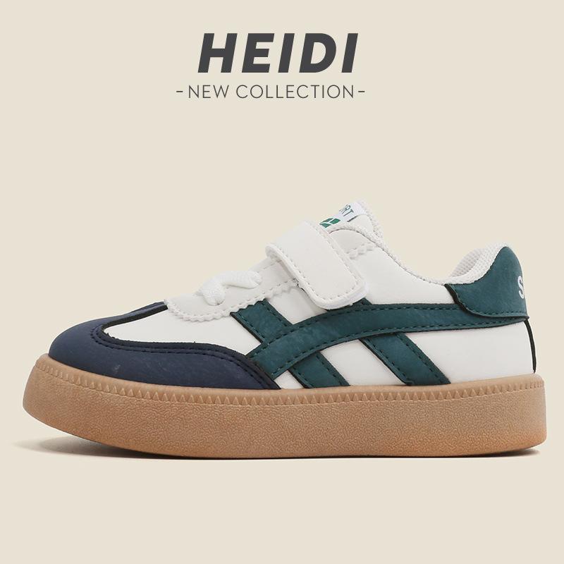 

Children s moral training shoes 2025 spring and autumn boys sports shoes casual board shoes girls little white shoes soft-soled baby Forrest Gump s 21-26 (6 pairs in one hand)