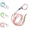 Yousheng Small Animal Leash Adjustable Night Luminous Portable Lizard Hamster Rabbit Nylon Traction Rope for Outdoor