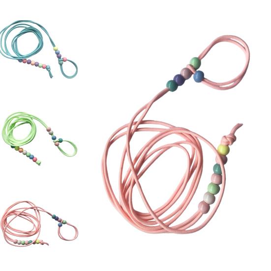 Yousheng Small Animal Leash Adjustable Night Luminous Portable Lizard Hamster Rabbit Nylon Traction Rope for Outdoor