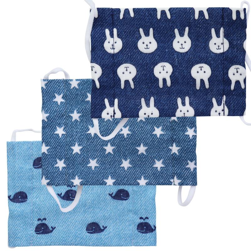 

Детский комплект из 3 предметов Fluffy Mask Kids Denim Series Нет. 2