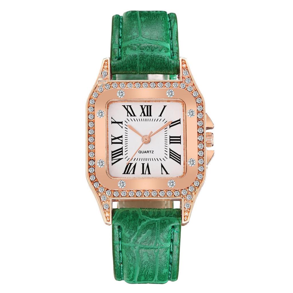Barrel Womens Square Fashion 2020 Watch With Leather Strap Korean Style Casual For Students