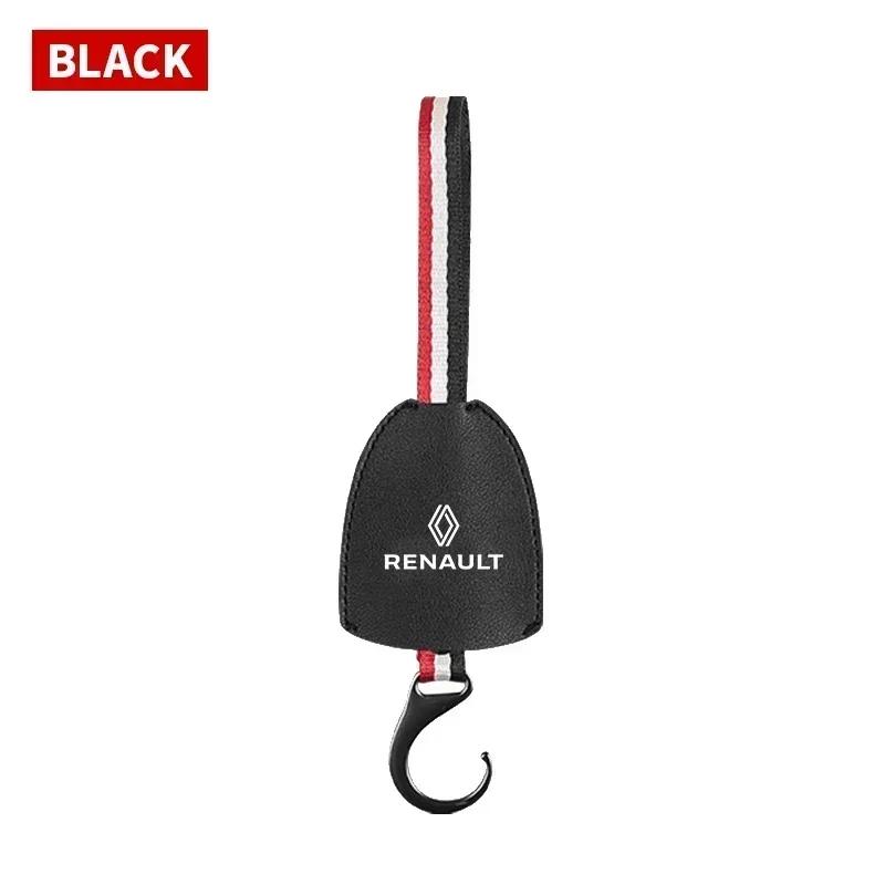 

Interior Stickers Car Rear Seat Headrest Leather Hanger Hook Car Interior Accessories For Renault Fluence Scenic Duster Logan Ko чёрный