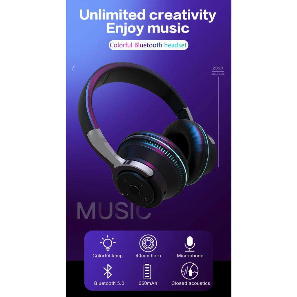 Słuchawki Bluetooth Słuchawki Bezprzewodowe H2 Max Zestawy Słuchawkowe Składane Shock Bass Stereo Słuchawki Douszne Obsługa TF FM