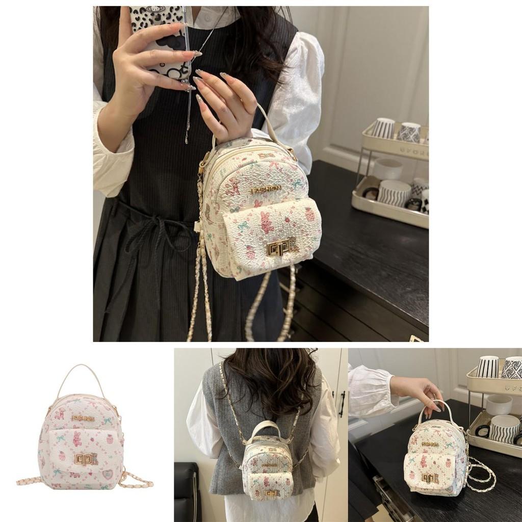 Rabbit Pattern Shoulder Bag With Soft Material And Inner Phone Pocket For Casual Outings
