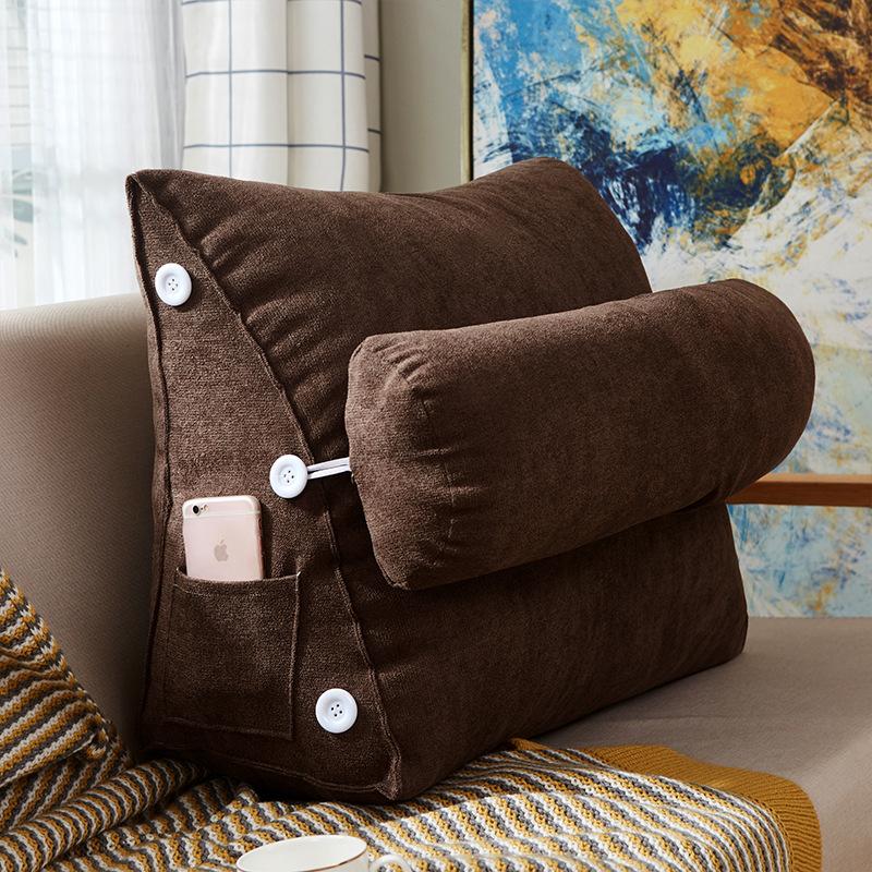 Plush Bed Head Triangle Back Window Long Headrest Sofa Big Cushion Zipper Can Be Removed And Washed Simple Pillow At Affordable S Free Real Reviews With Photos Joom Long Headrest Sofa Big Cushion Zipper, Big Sofa Back Pillows