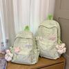 Schoolbag cute cartoon backpack female student 1011 new fashion leopard print travel backpack junior high school student class bag