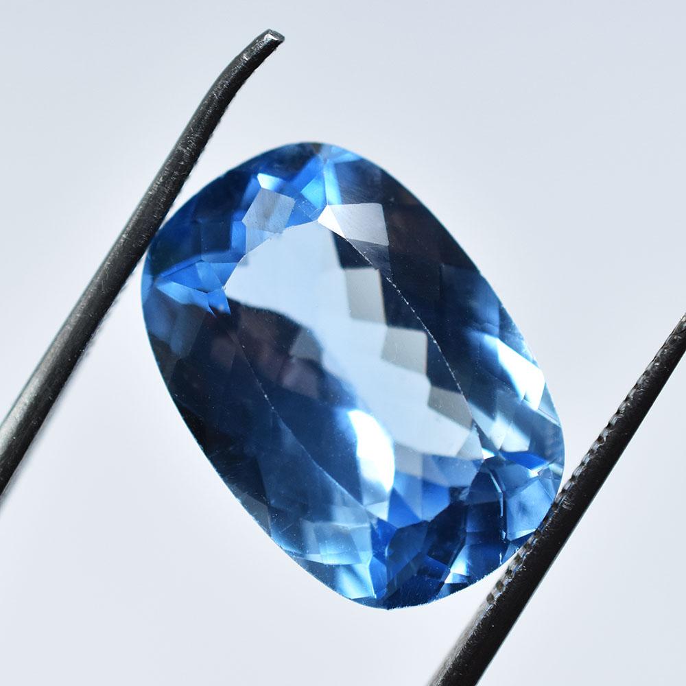 Natural Blue Sapphire Loose Gemstone 22 Ct Cushion Cut Gift for Her September Birthday Birthstone