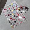 3D Embossed Cherry Nail Art Stickers Self Adhesive Pool & Dice Design Nail Art Decals Manicure Diy Accessories
