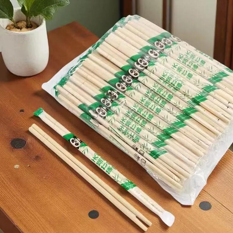 ZISIZ Individually Wrapped Bamboo Disposable Chopsticks