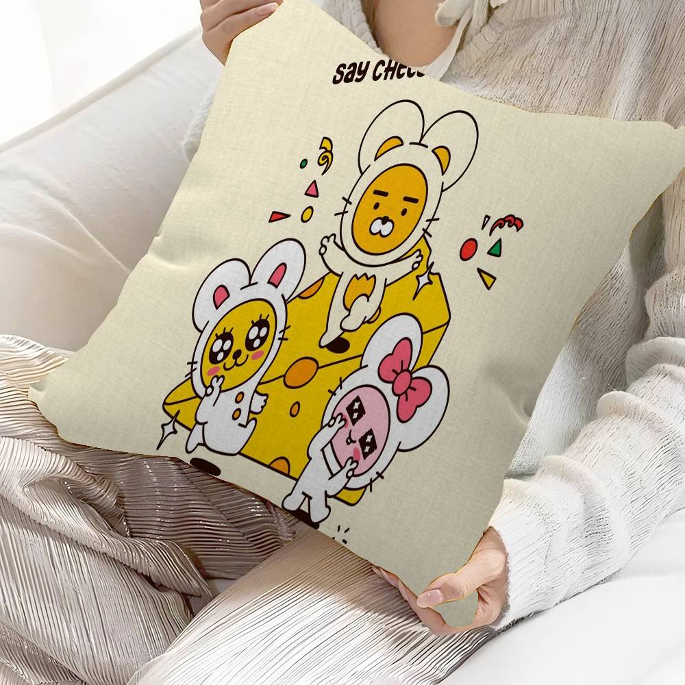 K-KAKAOS FRIENDS Pillowcases Home Bedding Decorative Pillow Cover Wedding Super Soft Pillow Case