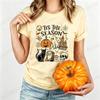 Halloween Shirt,Tis The Season Retro Ghost Spooky Season Halloween Costume Tees T-Shirt, Y2K Halloween T-Shirts Vintage Tops