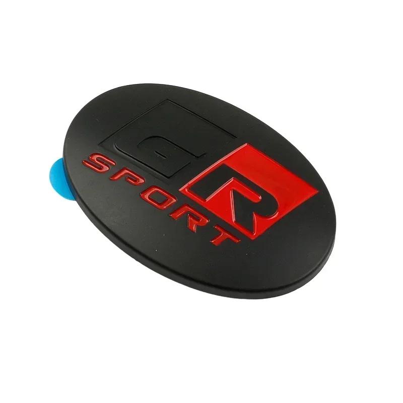 Adesivo Centrale per Volante Auto con Logo GR Sport in ABS per Toyota Land Cruiser Yaris Camry Vios Corolla 4runner Tundra RAV4 Tacoma