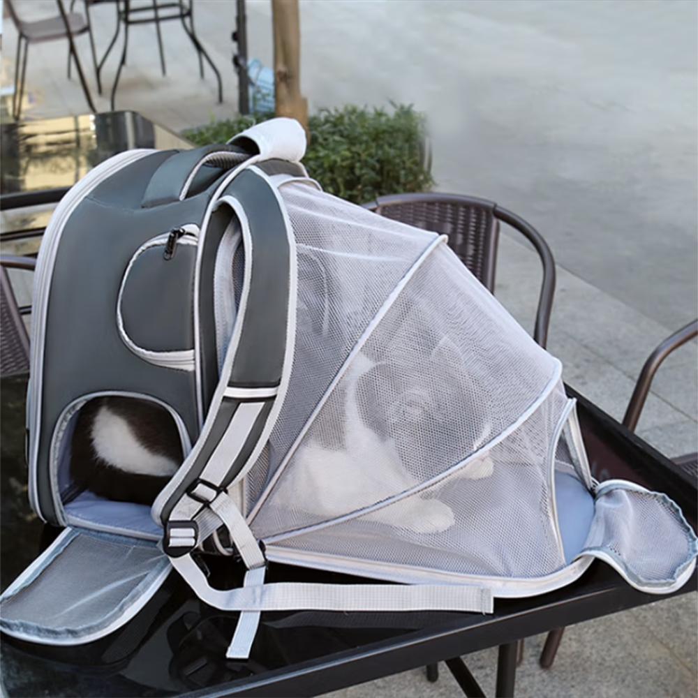 Portable Cat Carrier Bag Foldable Multi-Function Pet Kitten Backpack Large Space Capsule Bubble Shoulder Pet Backpack Tent Cage
