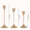 Ornement de bougeoir minimaliste européen pour dîner aux chandelles et décoration de mariage