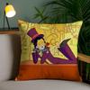 Cool Cartoon S-Superjail Pillow Case Office Sofa Dorm Chair Back Short Plush Double-Sided Printing Home Cushion Cover