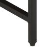 Nesting Tables Set of 3 Rough Solid Mango Wood and Iron