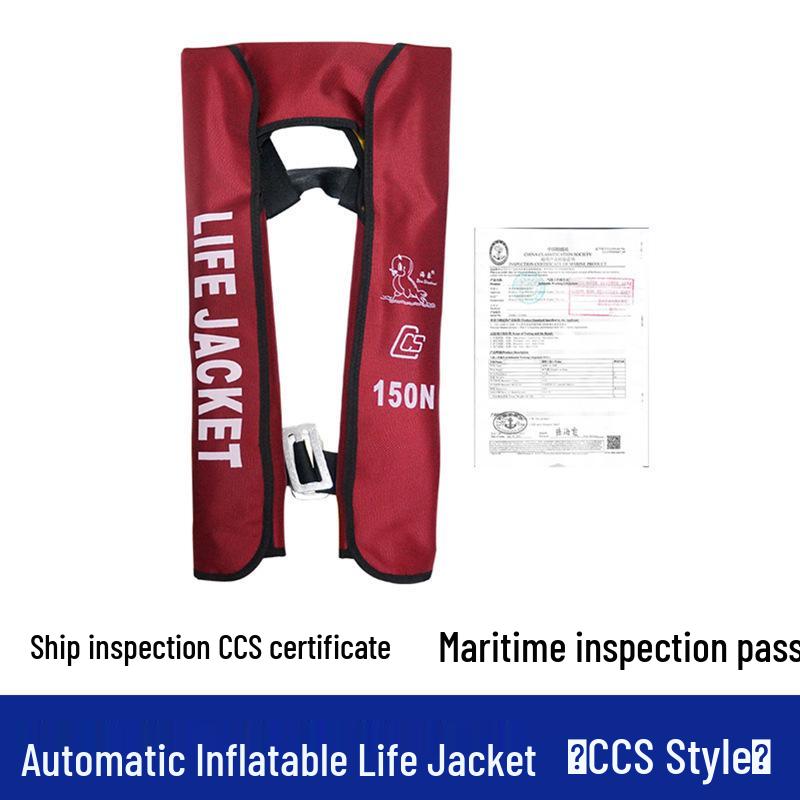 Compact Inflatable Life Jacket for Adults - Professional Marine Buoyancy Vest for Fishing and Summer Water Activities