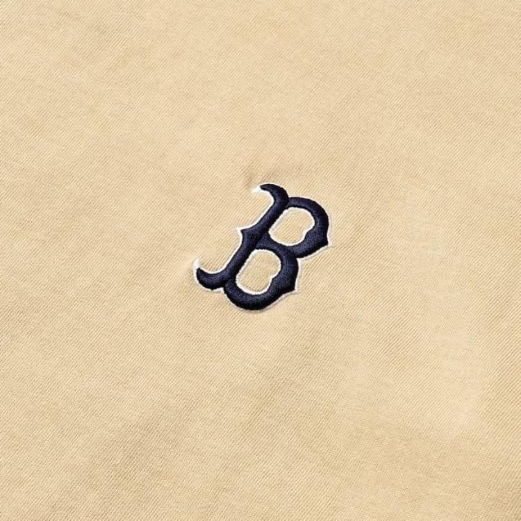 New MLB Boston Red Sox T Shirts Unisex Khaki 3ATS02114-43BGS