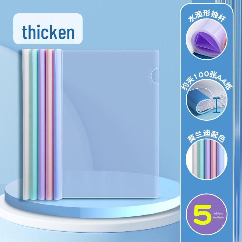 A4 Transparante Klemmap voor Kantoor- en Studentenopslag