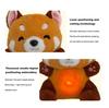 Plush Toy Red Panda Breathing Stuffed Animal 2026 New For Anxiety Adults With Music Lights & Rhythmic Breathing In Four Modes