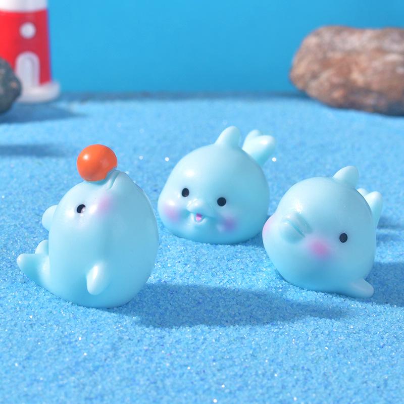 Mini Decorative Items Cute Little DolphinsMarine Animals and Aquarium Decoration Accessories