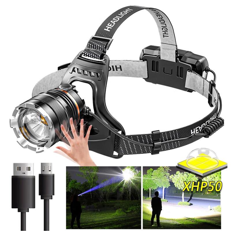 Powerful Outdoor Sensor Headlamp with P50 LED