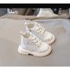 Autumn New Arrival: Girls' Fashion Patent Leather Martin Boots, Korean Style Low-Cut Versatile Ankle Boots