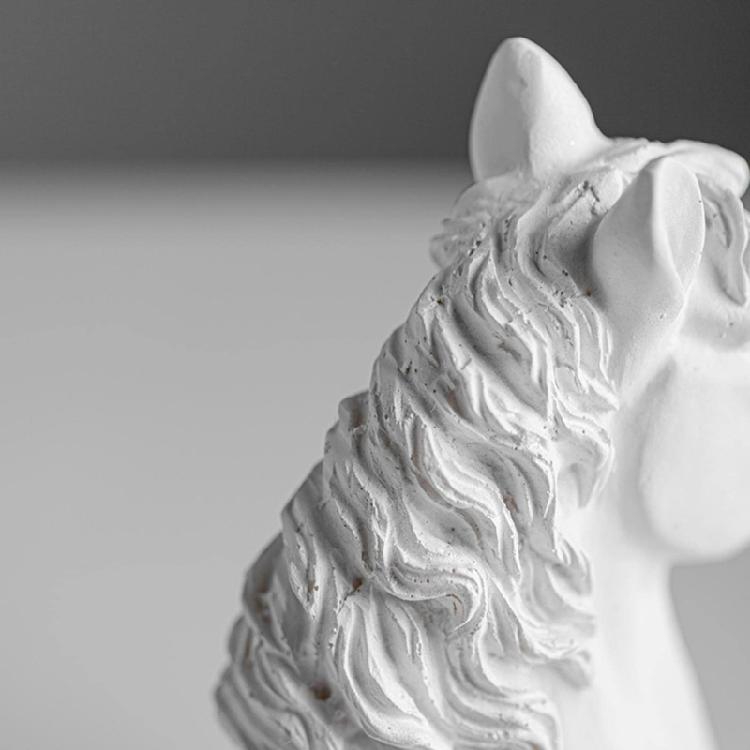 Horse Head Statue Decors Animal Sculptures Horse Figurines Ornament for Home Office Table Decors Collectibles Gift