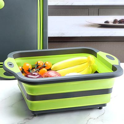 1pc Portable Space Saving Basin with Built-in Sink and Storage Function - Perfect for Outdoor Camping, Travel, and Home Use NEW