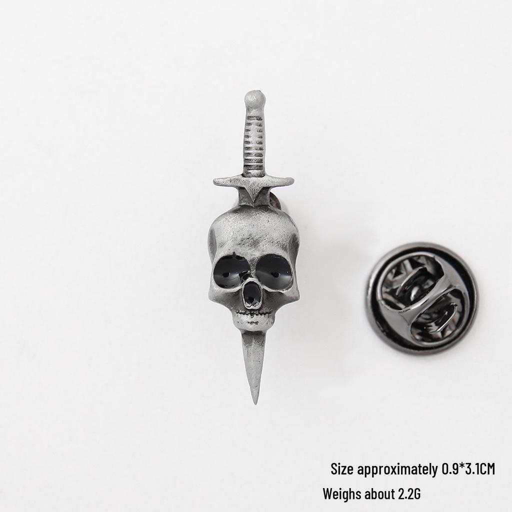 Halloween Retro Zodiac Snake Brooch - Enamel Pin Suit Accessory